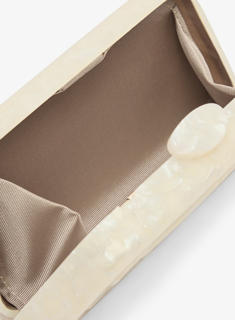 Ella Limited Edition Resin Rectangle Statement Clutch - Image 4